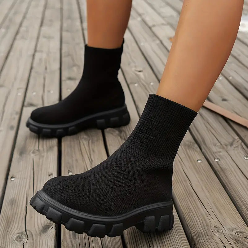 R&B | Winterstiefel mit Keilsohle