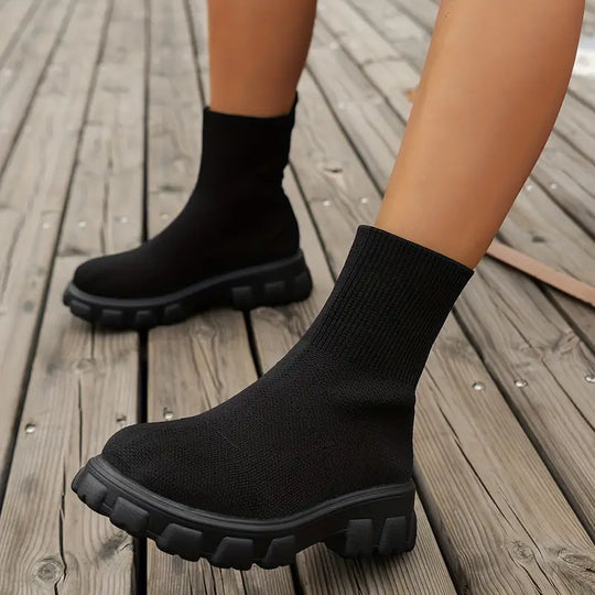 R&B | Winterstiefel mit Keilsohle