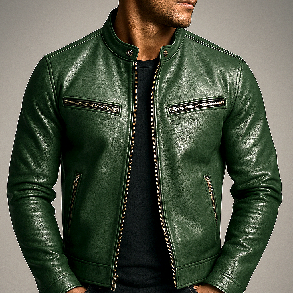 Vintage Lederjacke