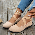 R&B | Einfache Damen Ballerinas aus Atmungsaktivem Samt