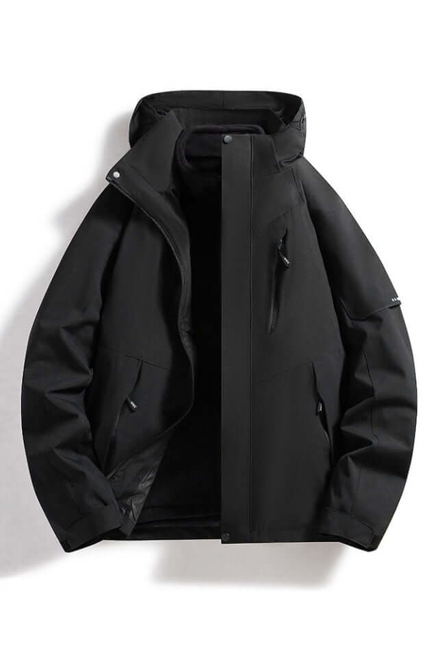 R&B | Wasserdichte Kapuzenjacke für den Außenbereich