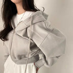 R&B | Stilvoller Kurzer Kapuzenpullover