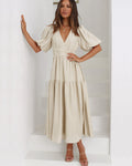 R&B | Kleid Mit Puffärmeln