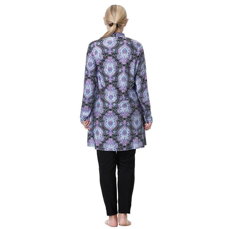 R&B | 3Xl 8Xl Gedruckte Halal Arabische Frauen BadR&Bekleidung Badeanzug Burkinis