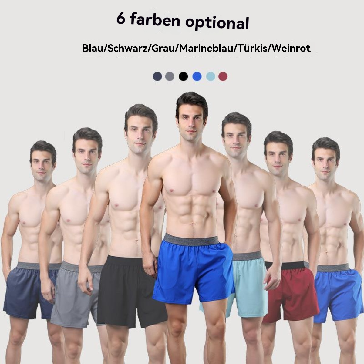 R&B | Sportshorts Herren lockere schnell trocknende Shorts