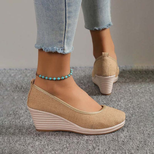 Lässige Keilschuhe