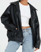 Übergroße, lockere Damen-jacke