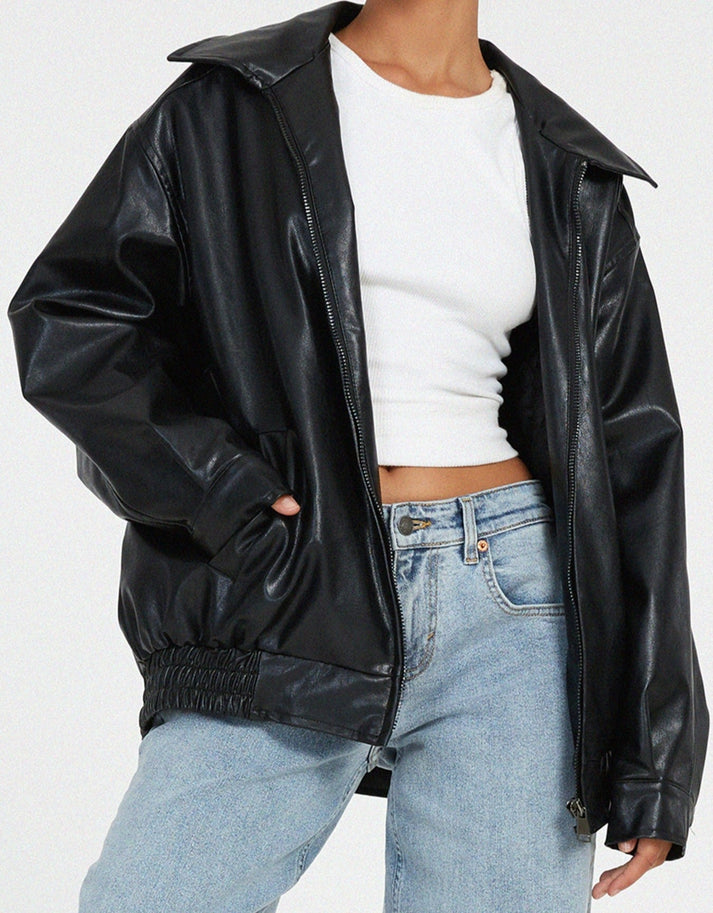 Übergroße, lockere Damen-jacke