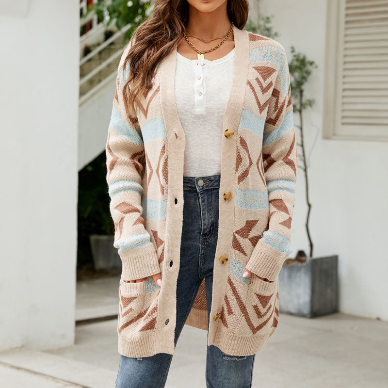 R&B | Lässiger Strick Strickjacke