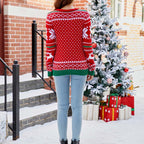 R&B | Weihnachtlicher Strickpullover Mit Festlicher Stickerei