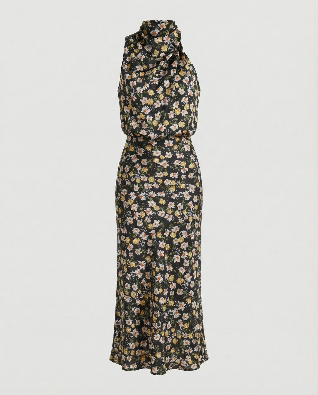 Glänzendes Langes Abendkleid mit Elegantem Schnitt | R&B