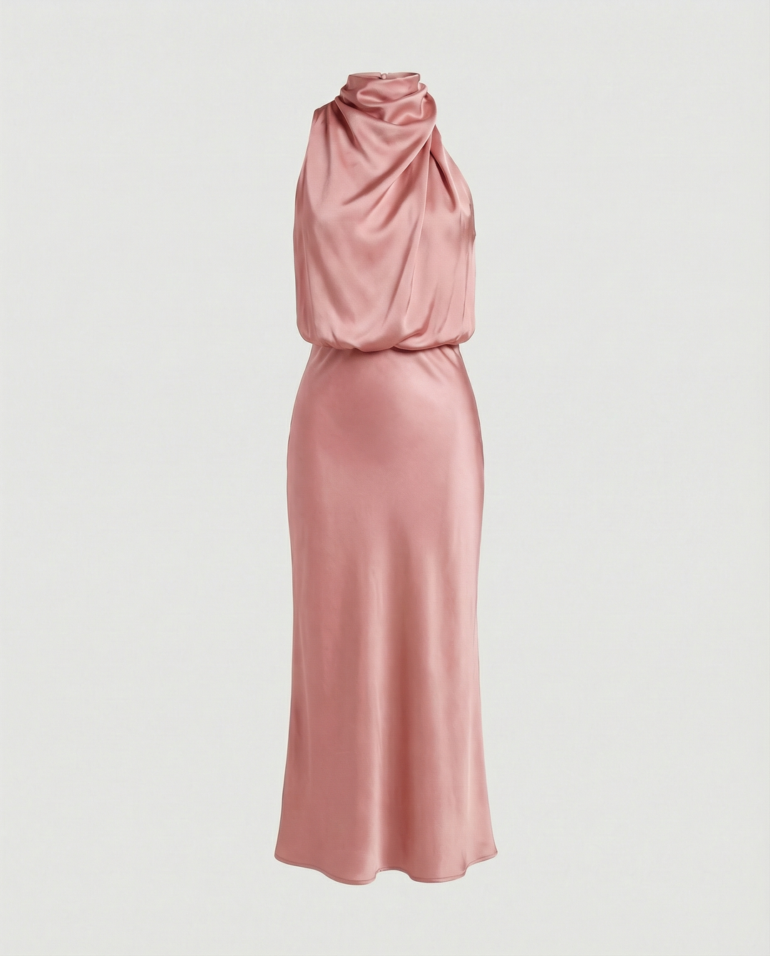 Glänzendes Langes Abendkleid mit Elegantem Schnitt | R&B