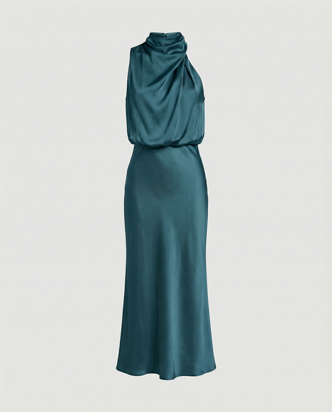 Glänzendes Langes Abendkleid mit Elegantem Schnitt | R&B