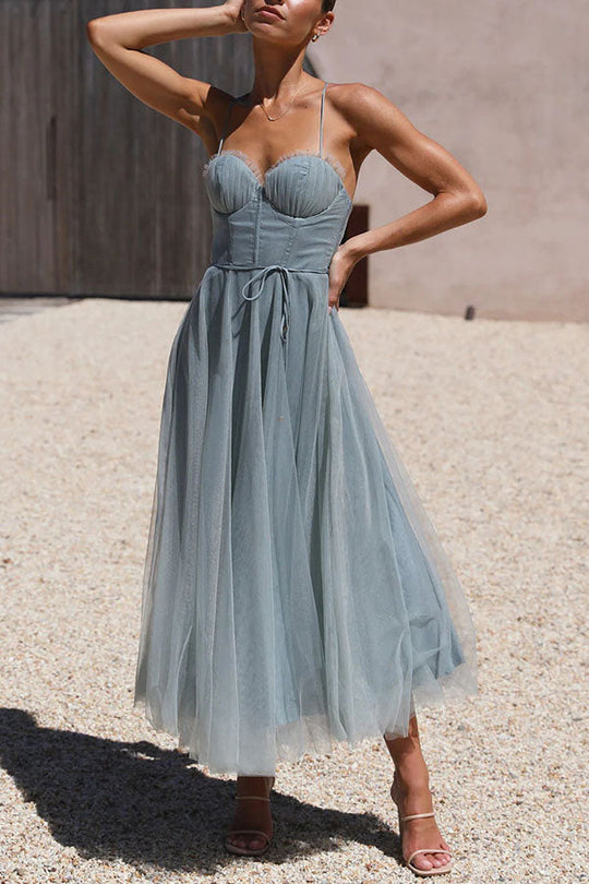 R&B - Modernes prinses chiffon Kleid