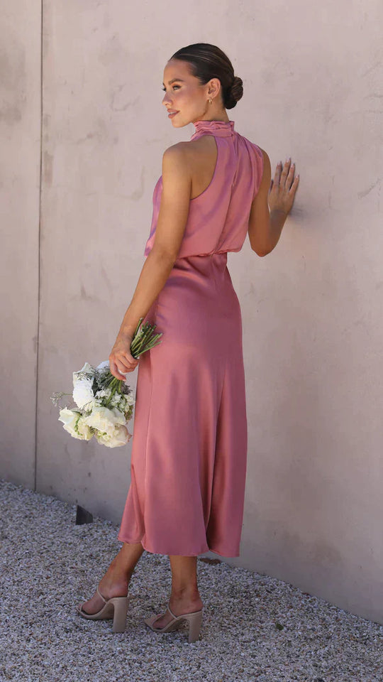 R&B - Glänzendes langes Kleid