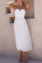 R&B | Modernes prinses chiffon Kleid