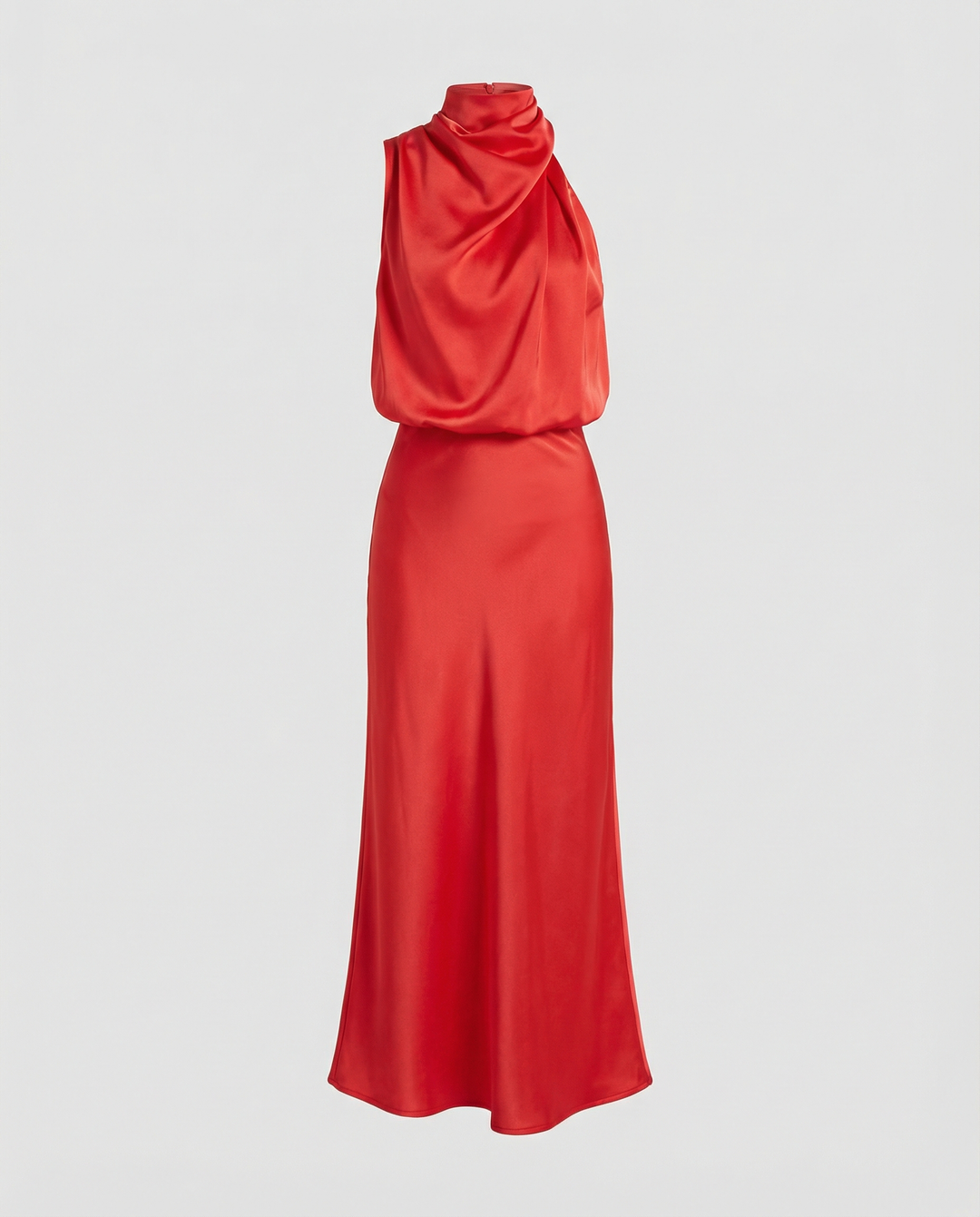 Glänzendes Langes Abendkleid mit Elegantem Schnitt | R&B