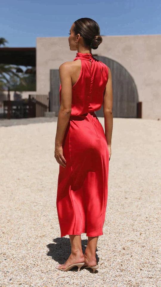 R&B - Glänzendes langes Kleid