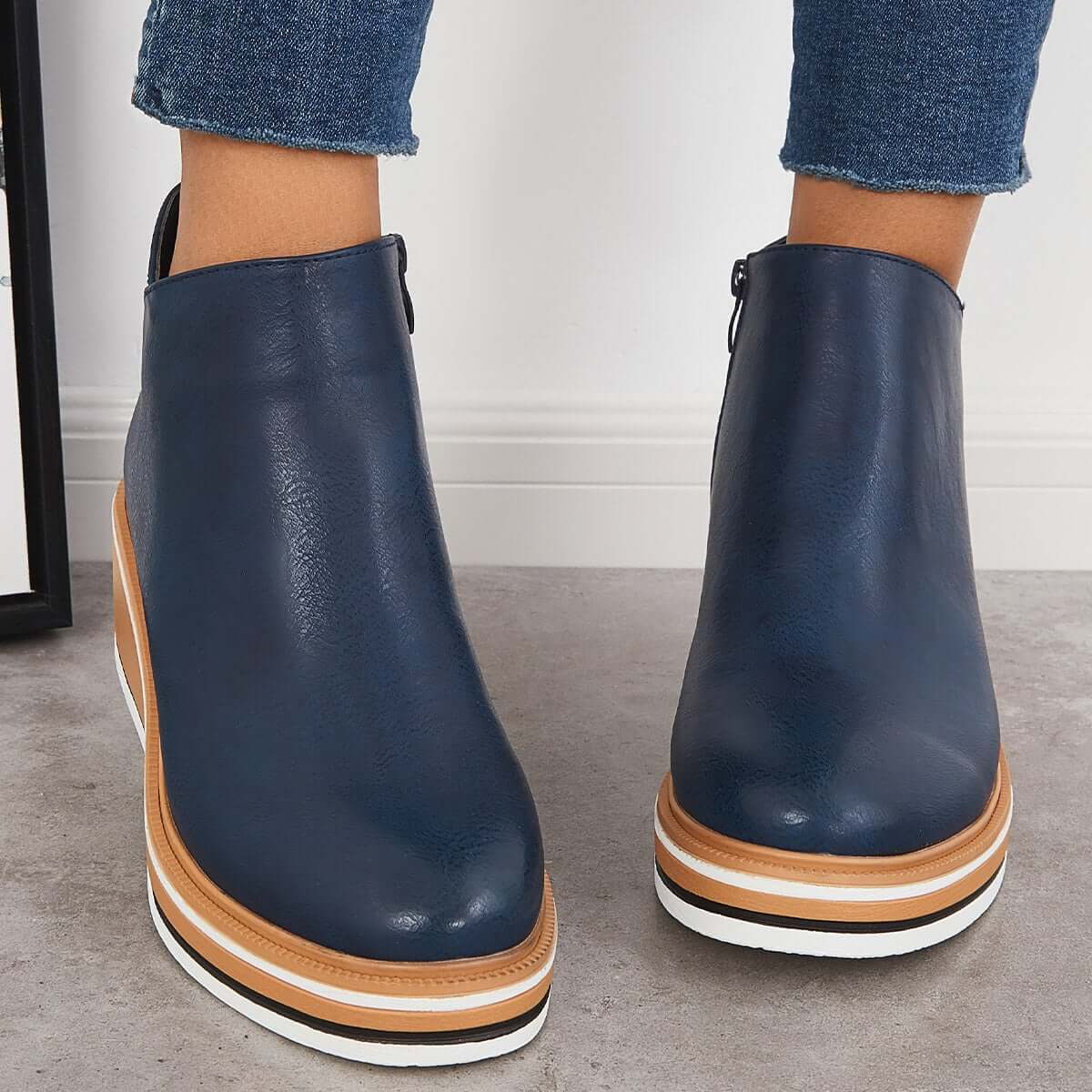R&B | Stiefelette mit Seitenreißverschluss