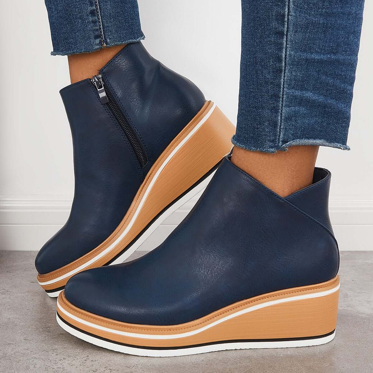 Chic Wedge Boots – Mila R&B