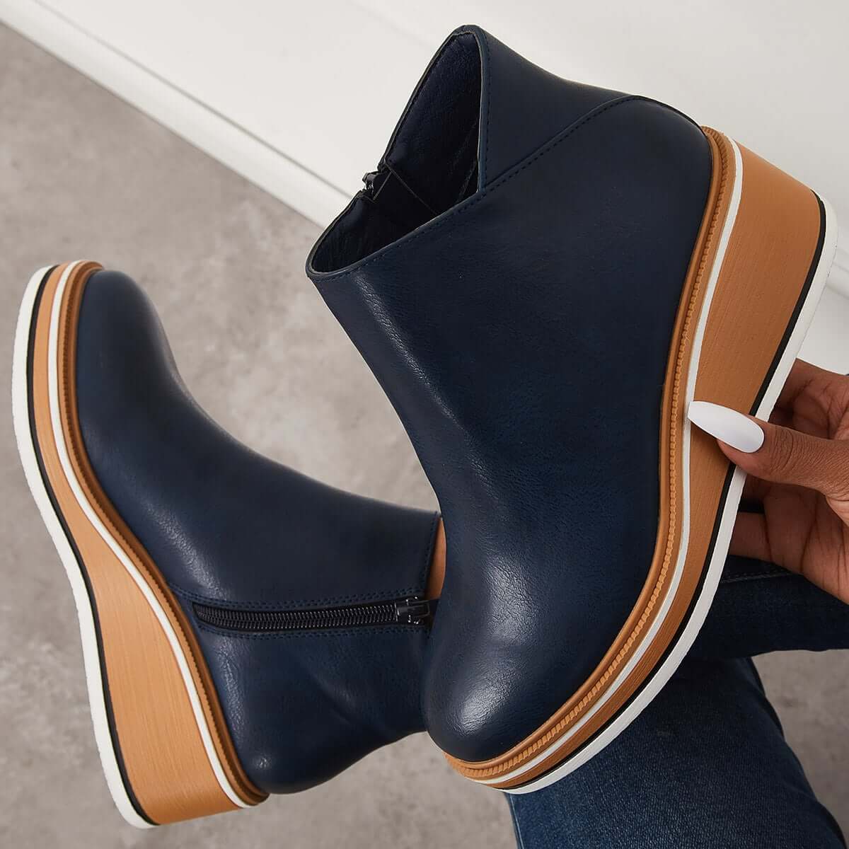 R&B | Stiefelette mit Seitenreißverschluss