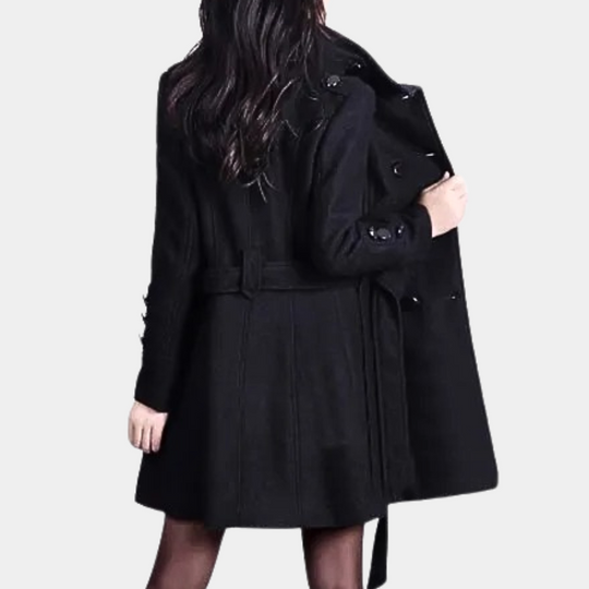 R&B | Eleganter Wintergürtel-Mantel für Damen