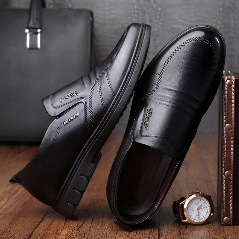 Rutschfeste Lederschuhe R&B