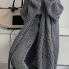 R&B | Gemütlicher Strickcardigan mit Gürtel für Frauen