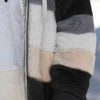 R&B | Color Block Zip-Up Kapuzenjacke