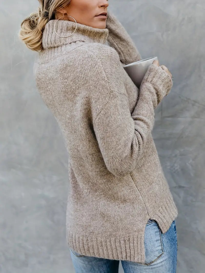 R&B | Pullover mit Rollkragenpullover