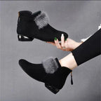 Gefütterte Stiefeletten mit rutschfester Sohle R&B R&B