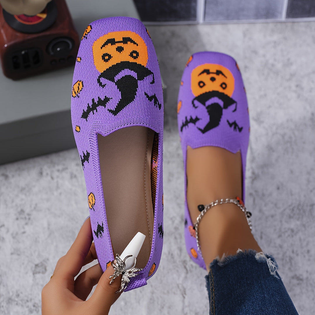HalloweenKürbisSlipper Violett R&B