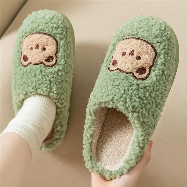 R&B | Bequeme Damen Hausschuhe mit Tiermuster
