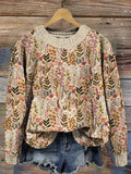 R&B | Pullover mit floralem Muster