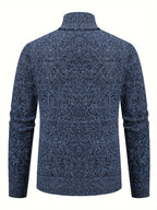 R&B | Strickcardigan mit Reißverschluss und Muster Acryl Bequem und Warm