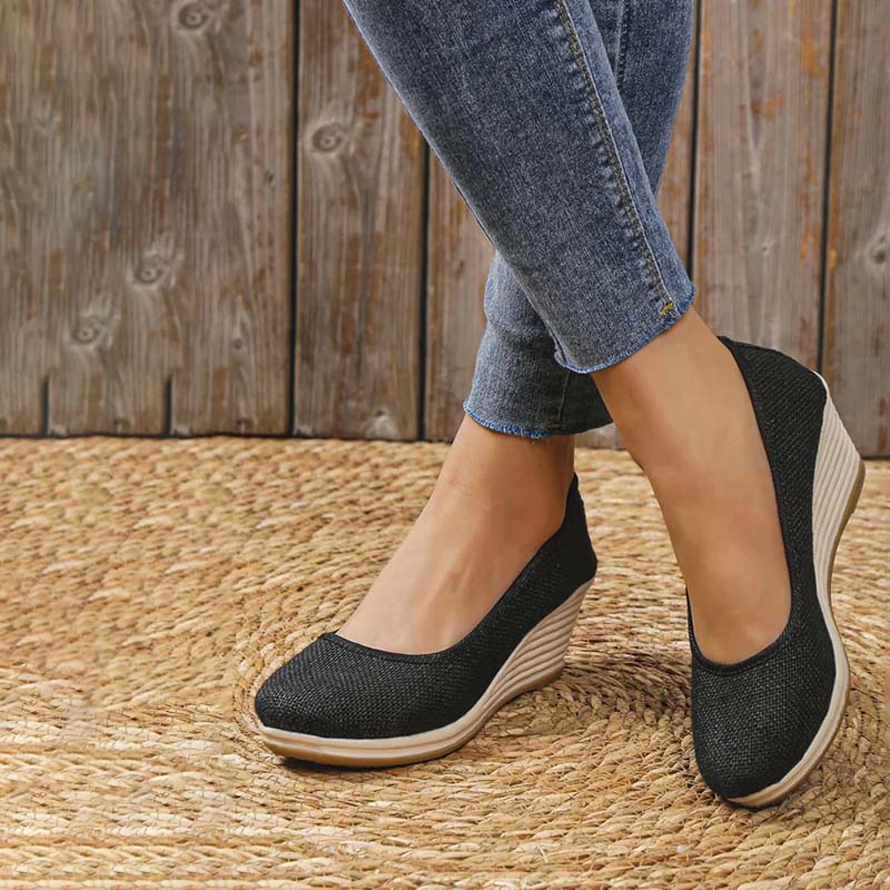 Lässige Keilschuhe