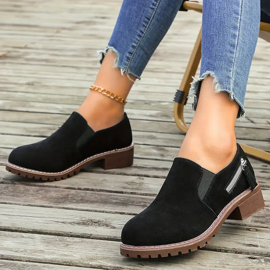 Bequeme Slipper mit flachem Absatz R&B R&B