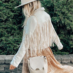 R&B | jacke Mit Fransen Für Boho-Chic Look