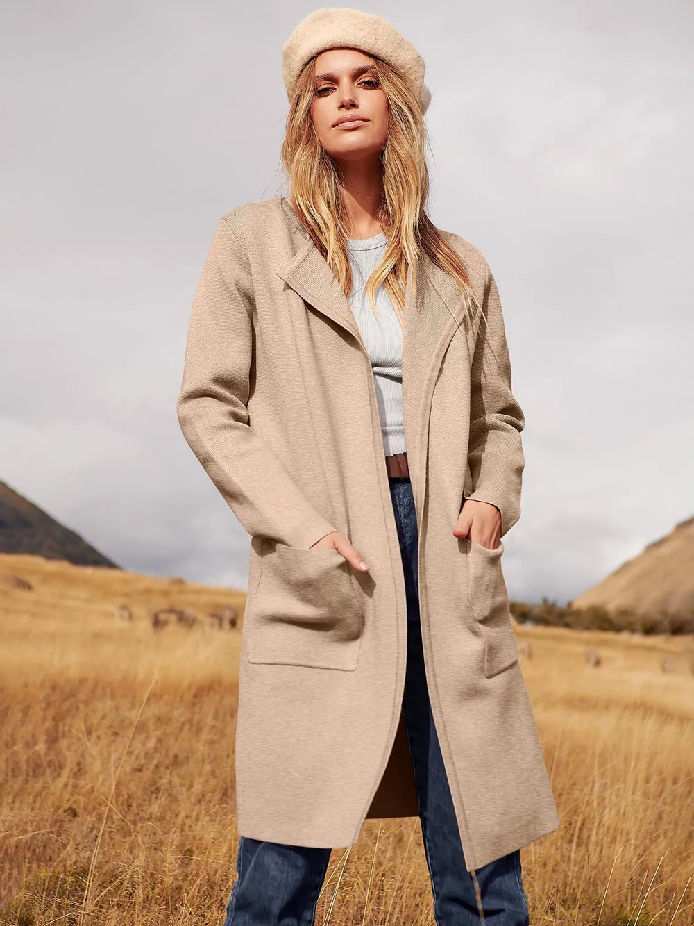 R&B | Neue Stilvolle Jacke mit Revers