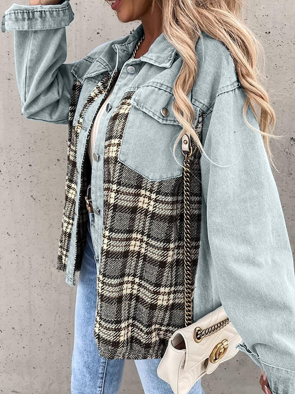 R&B | Vintage-Flanelljacke für Frauen