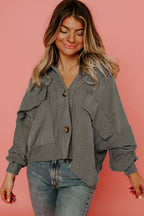 R&B | Hemdjacke Aus Rippstoff Baumwollmischung Lässig und Stilvoll