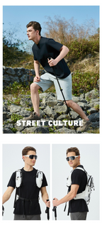 R&B | Herren Sport Frühling und Sommer Sonnenschutz kurze Ärmel