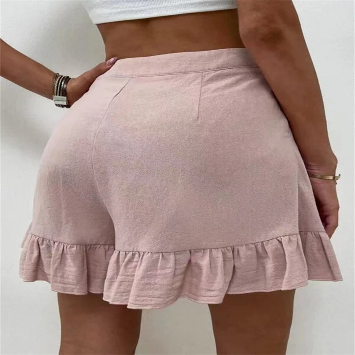 R&B | Lässige Shorts mit weitem Bein