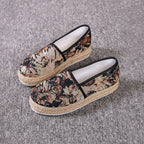Vintage Plattform Slip-On Schuhe R&B