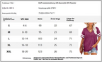 R&B | Damen Lose V-Ausschnitt Gestreift Kurzarm