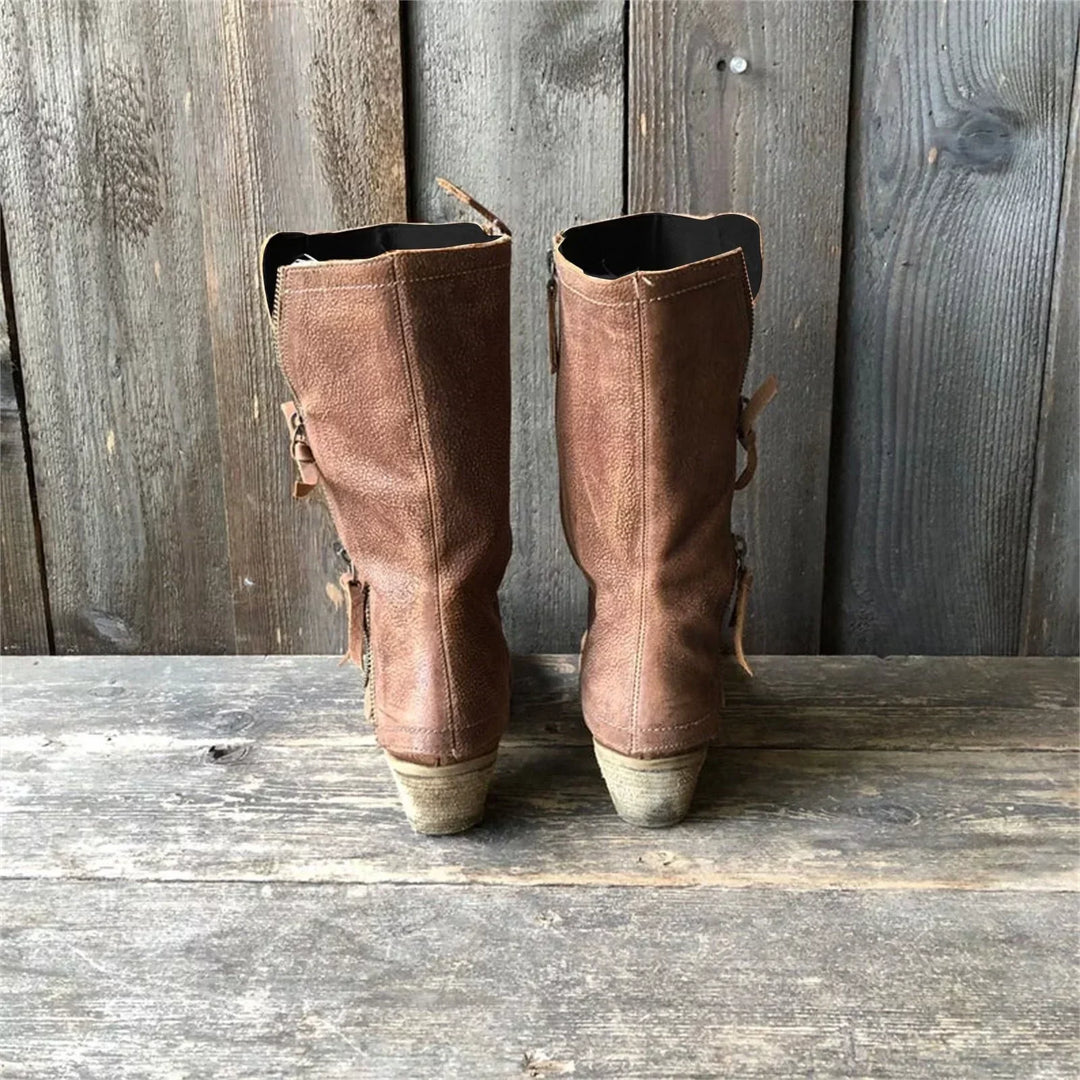 Damen Leder Herbststiefel – Sigrid R&B
