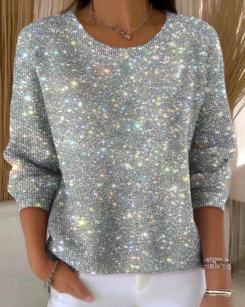 R&B | Sweatshirt mit Rundhalsausschnitt