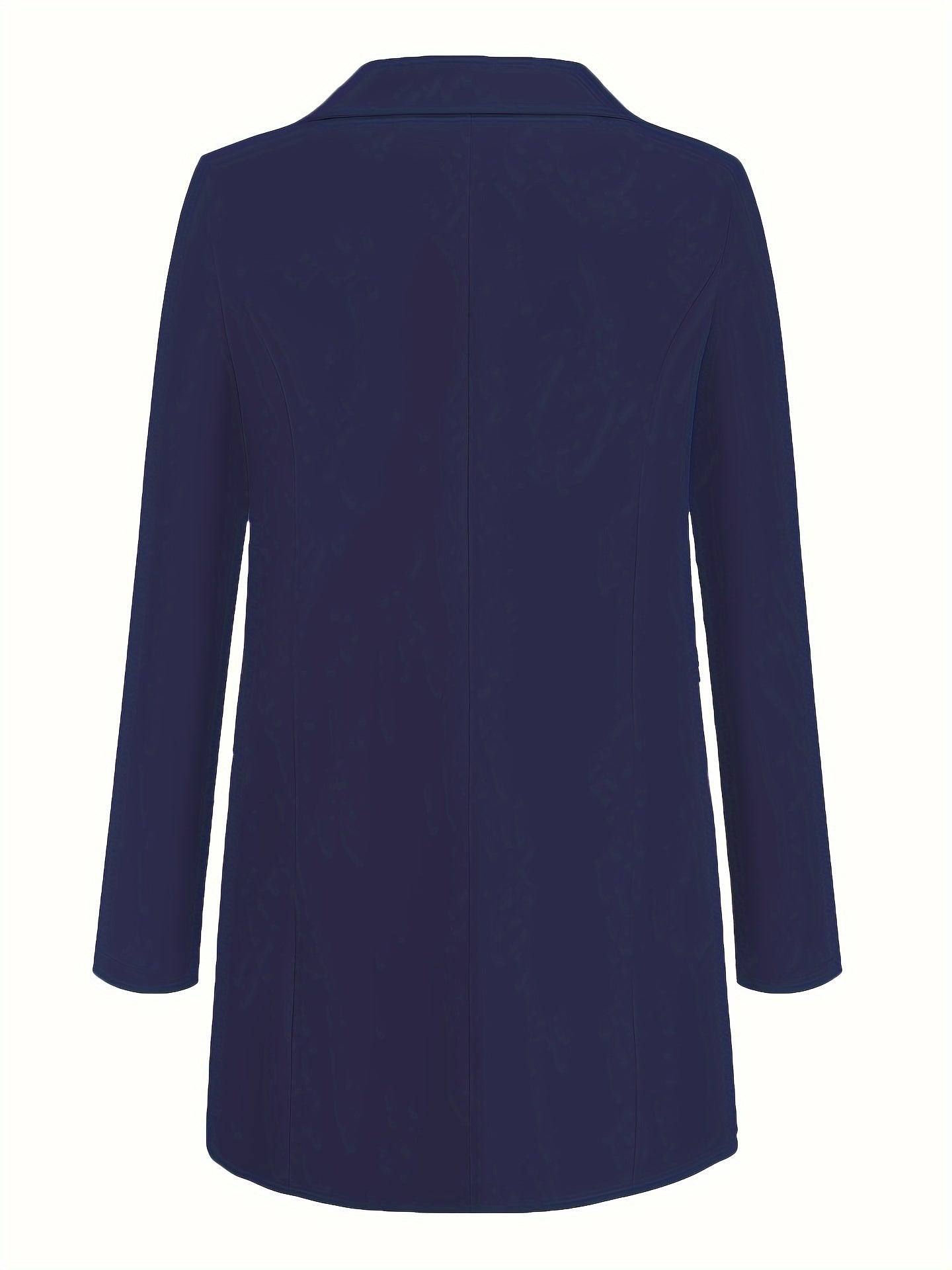 R&B | Eleganter Business-Einfarbiger Lange Blazer mit Reversideal für alle Jahreszeiten