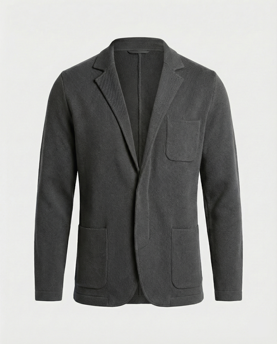 R&B | Herrenblazer mit Lässigen Knopftaschen und Reverskragen