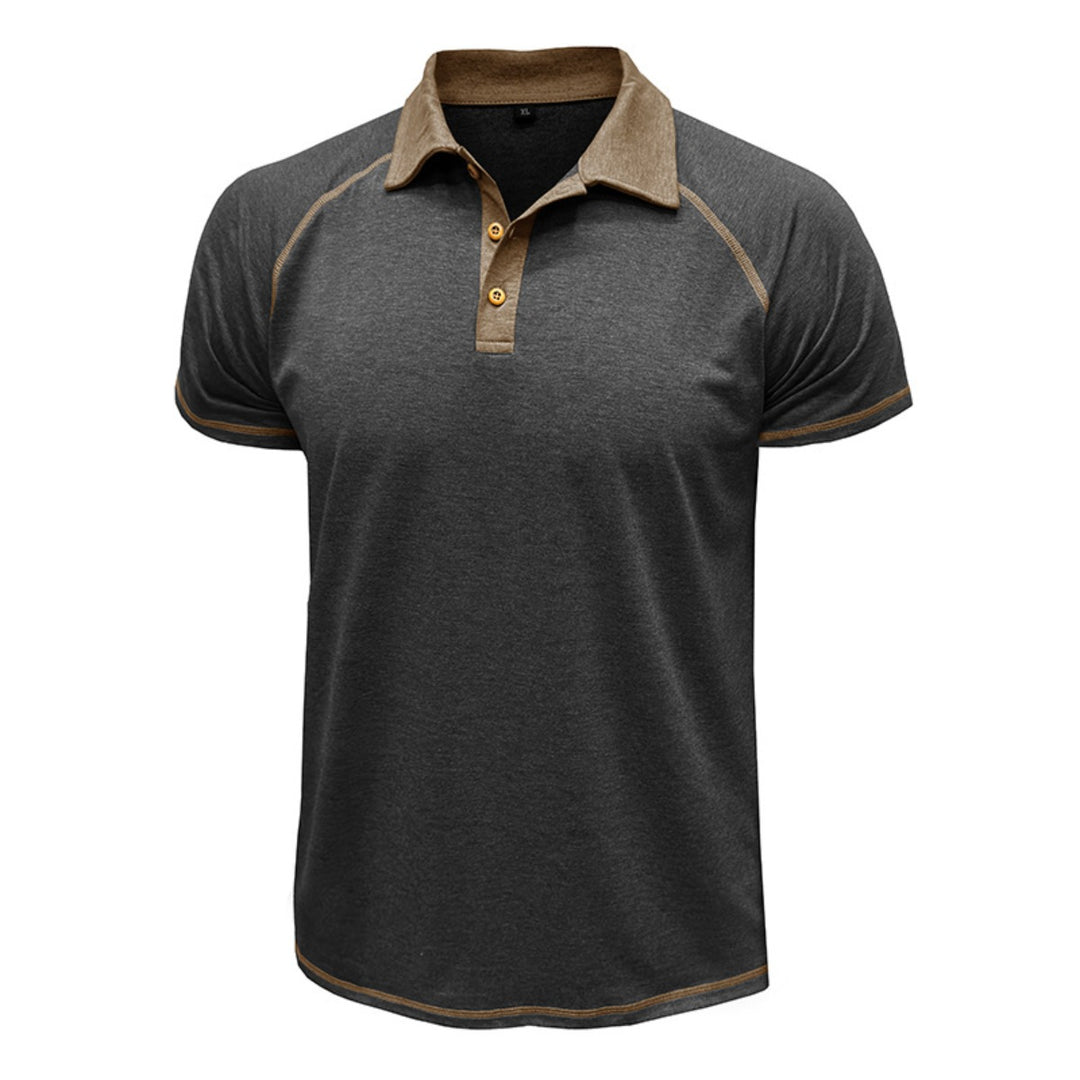 R&B | Kurzärmeliges Herren-T-Shirt mit Revers
